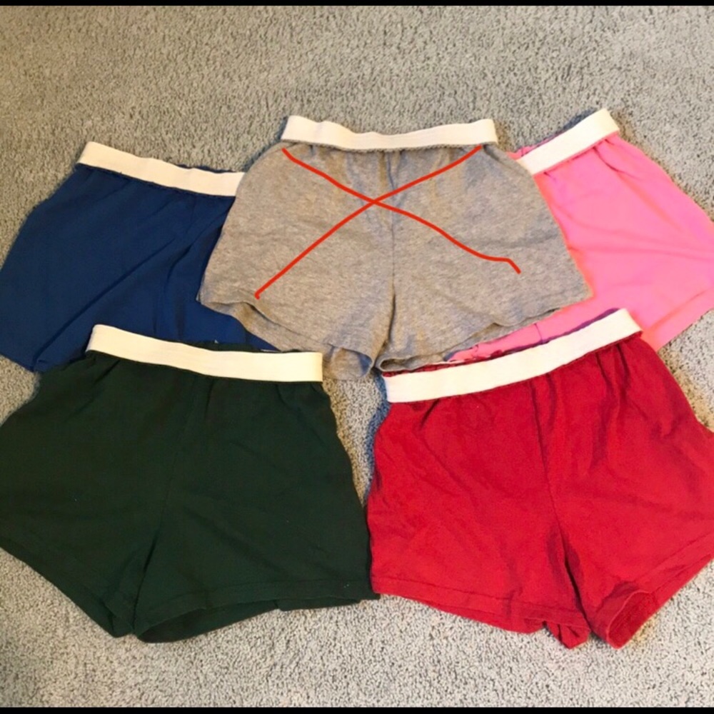 4 Soffe Shorts Size M